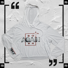 Load image into Gallery viewer, BORN AGAIN- Women's Cropped Hoodie