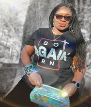Load image into Gallery viewer, BORN AGAIN UNISEX TEE- BLACK