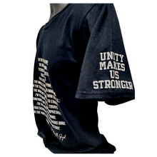 Load image into Gallery viewer, &quot;I AM WE&quot; BLACK POETRY TEE -W.O.K. COLLECTION
